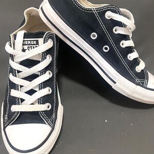 Converse Low Top Sneakers in Black and White